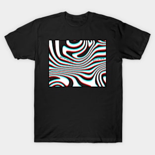 Line Abstract Pattern T-Shirt